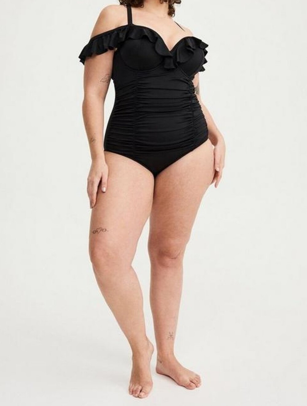 Torrid Ruffle One Piece Swimsuit (Torrid 1) - Picture 2 of 11